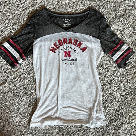 Blue 84 Tops - Women’s Burnout Husker shirt